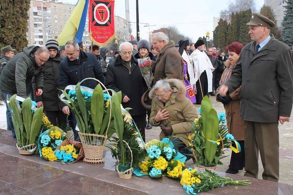 У Тернополі вшанували пам'ять героя України Степана Бандери!