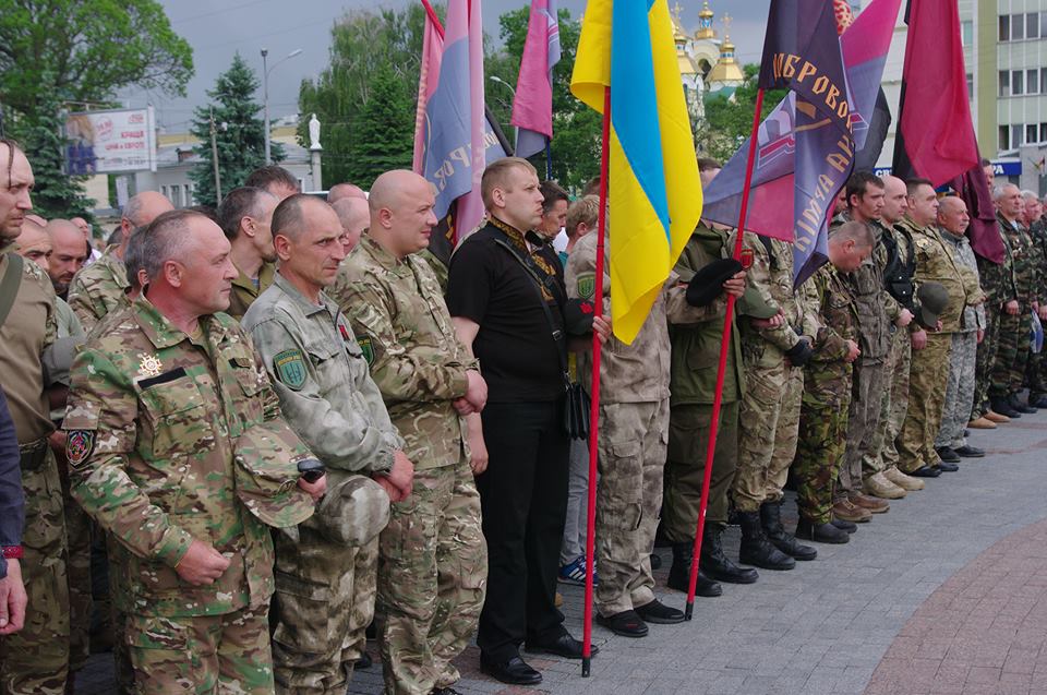 Бійці Української Добровольчої Армії захопили місто Рівне